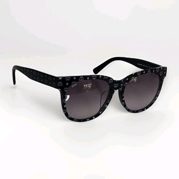 MCM Cat Eye Women's Sunglasses Black Visetos Gray Radiant MCM633SAN-006 - Picture 3 of 10